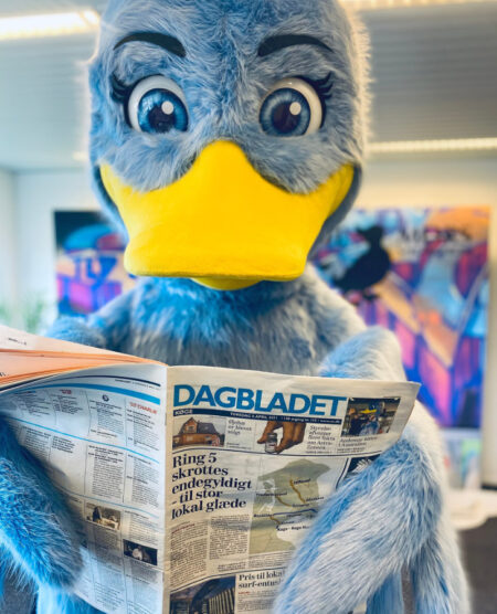 Maskotkostume Andemors Verden