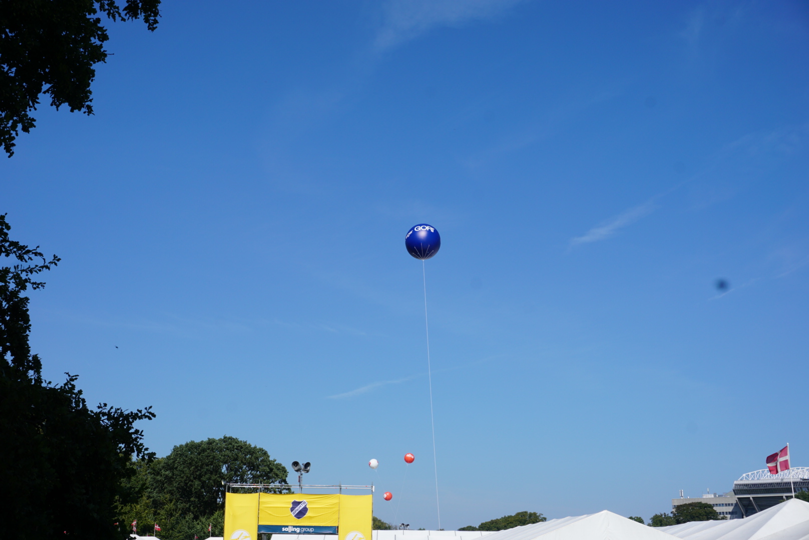 Reklameballon til udendørsbrug