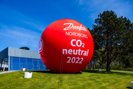 Kæmpe ballon til klimakampagne