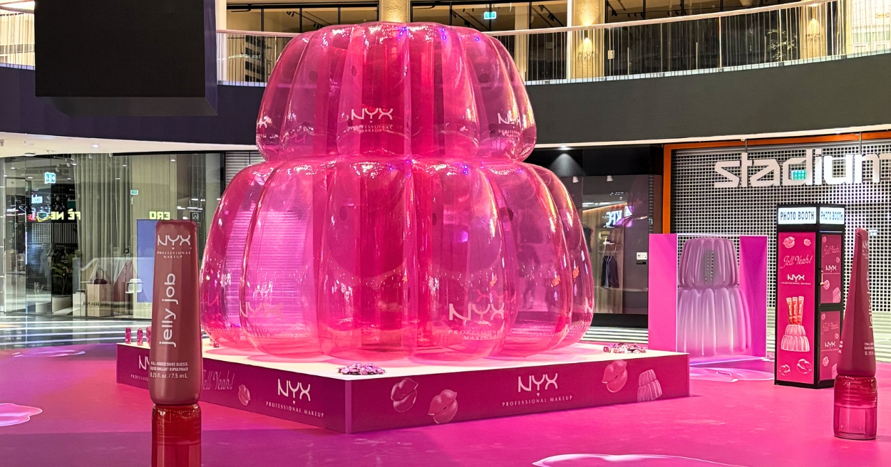 Oppustelig jelly cake og produkter til brandaktivering